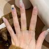Simple Casual Style Diamond studded leaves rings for women Light Luxury Fashion Ring Party Wedding classics fine Jewelry