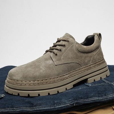 Mode Luxusmarke Mode Britischer Stil Lässige Stiefel Herren Low Top Weiches Leder Oxford Schuhe Markendesigner Vintage Herren Knöchel-Sneaker