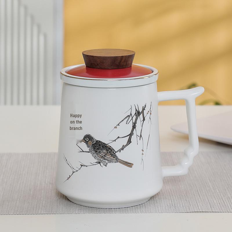 Premium Ceramic Mug with Custom Logo - Gift for Annual Company Event or Cultural Souvenir