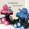 Children's Inertial Off-Road Tank Toy: Collision, Transformation, and Shell-Firing Action