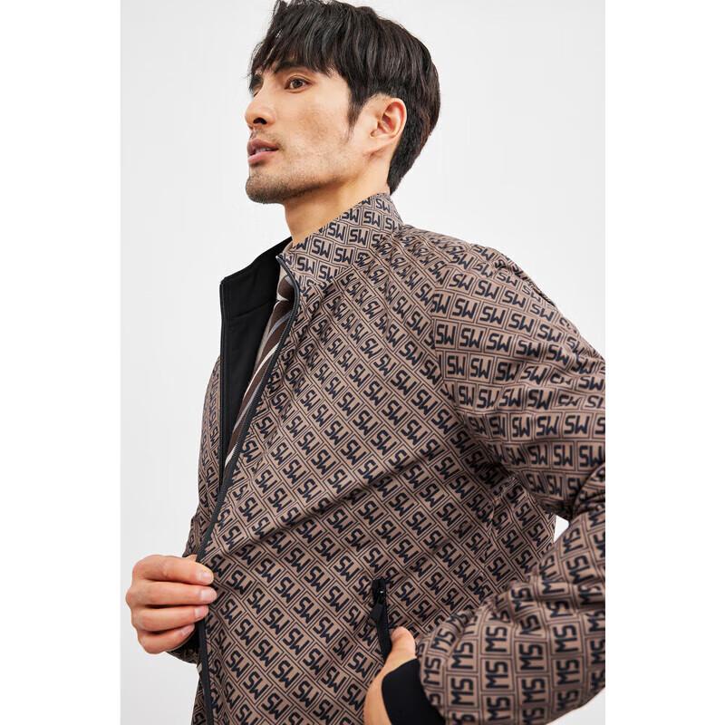 SEPTWOLVES Men's Fall Reversible Business Casual Padded Jacket