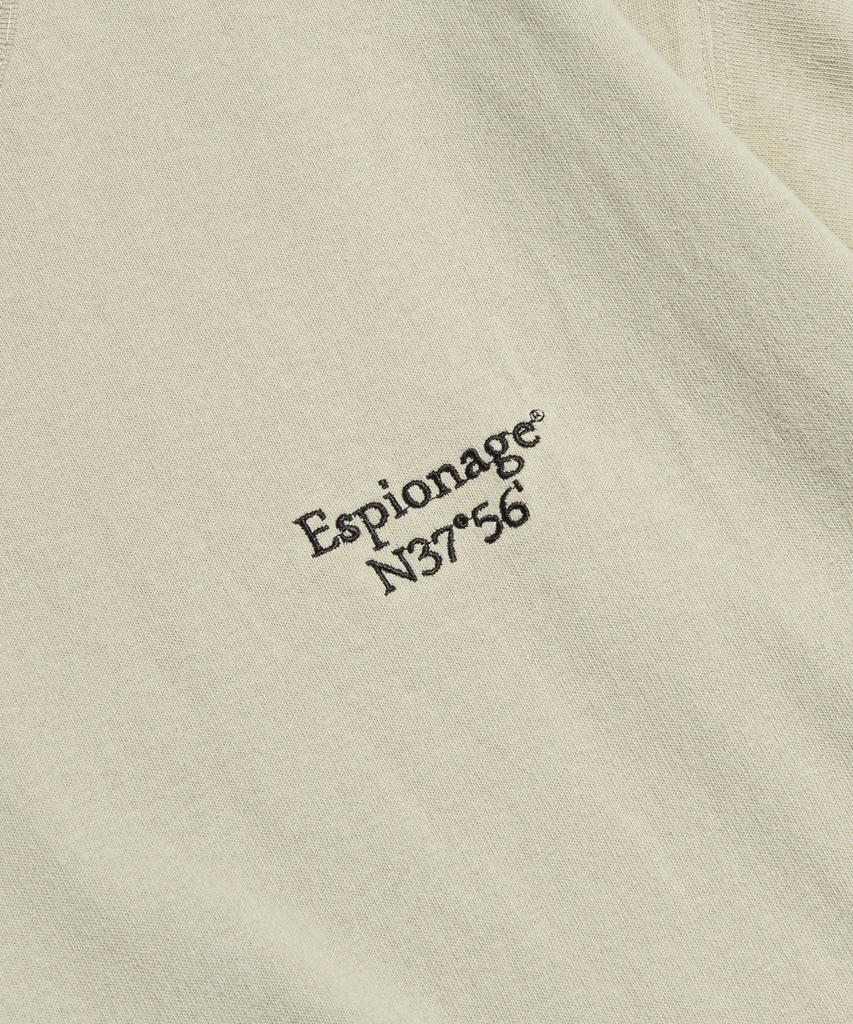 ESPIONAGE Minimal Logo Heavyweight Tee Sand
