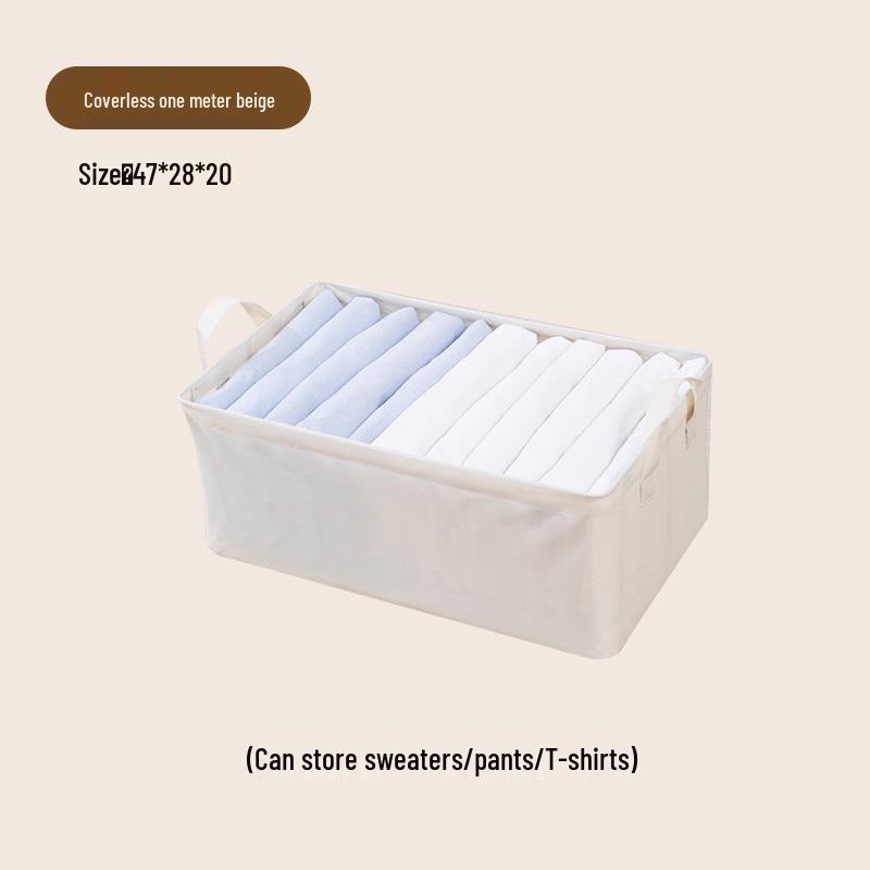 Foldable Washable Oxford Cloth Storage Box - Large Organizer for Quilts, Clothes, and Toys