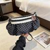Cute Nylon Crossbody Bag Canvas Printing Handbag Sweet Polka Dot Shoulder Bag  Ladies