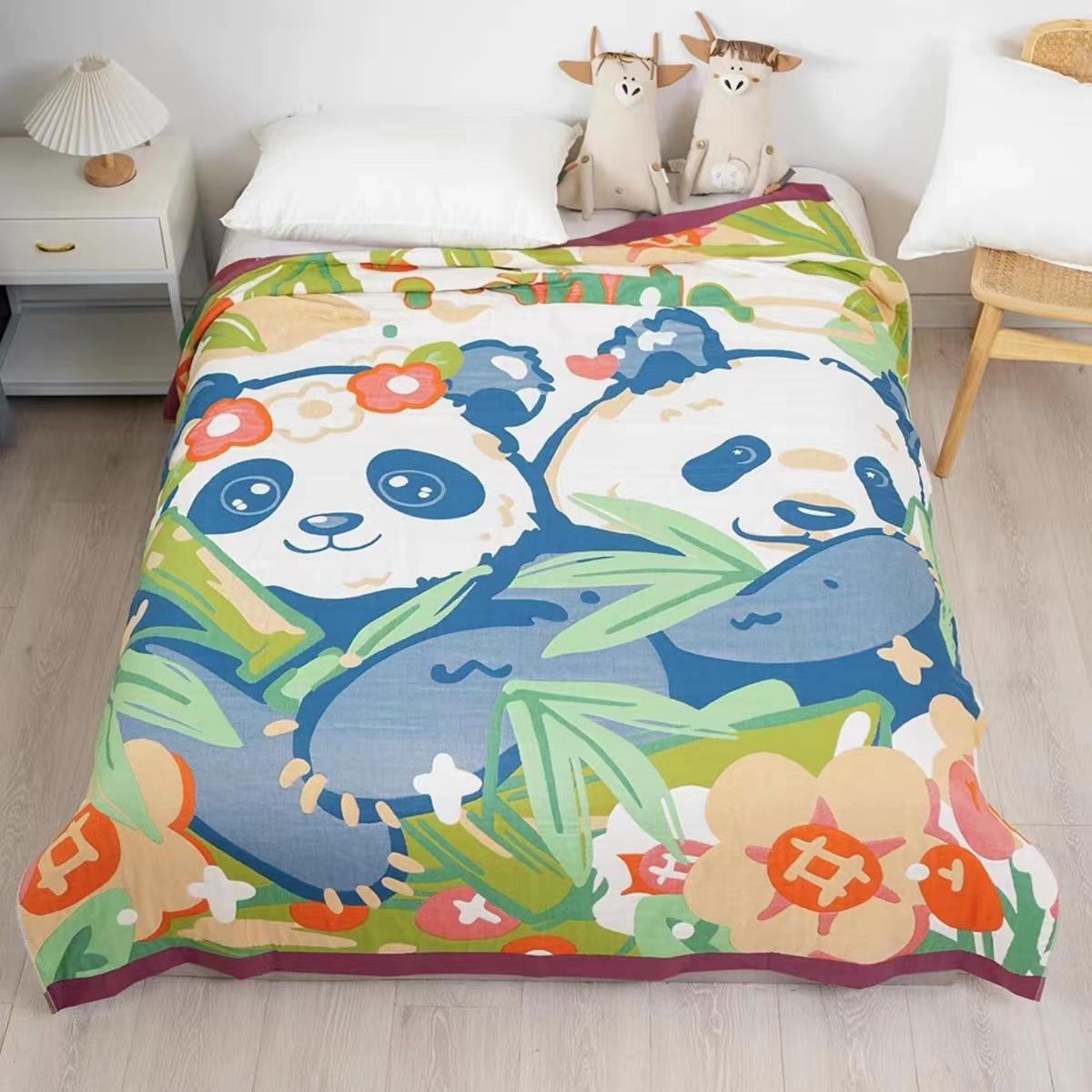 Многослойное марлевое полотенце одеяло полотенце одеяло односпальное двухспальное — фото 7