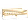 VidaXL Daybed with Drawers 90x200 Cm Solid Pine Wood 3083679