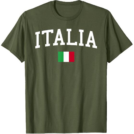 Italian Flag Men Italy T-Shirt