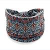 European American Women's Hair Band African Print Pattern Wide Edge Elastic Knot Sports Yoga Headband Women's Headwear Hair
