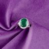 Green Onyx Gemstone 925 Sterling Silver Boho Jewelry Artisan Ring For Women Gift RR-28-15