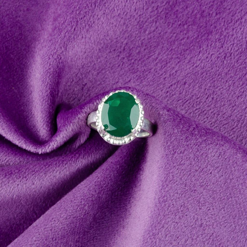 Green Onyx Gemstone 925 Sterling Silver Boho Jewelry Artisan Ring For Women Gift RR-28-15