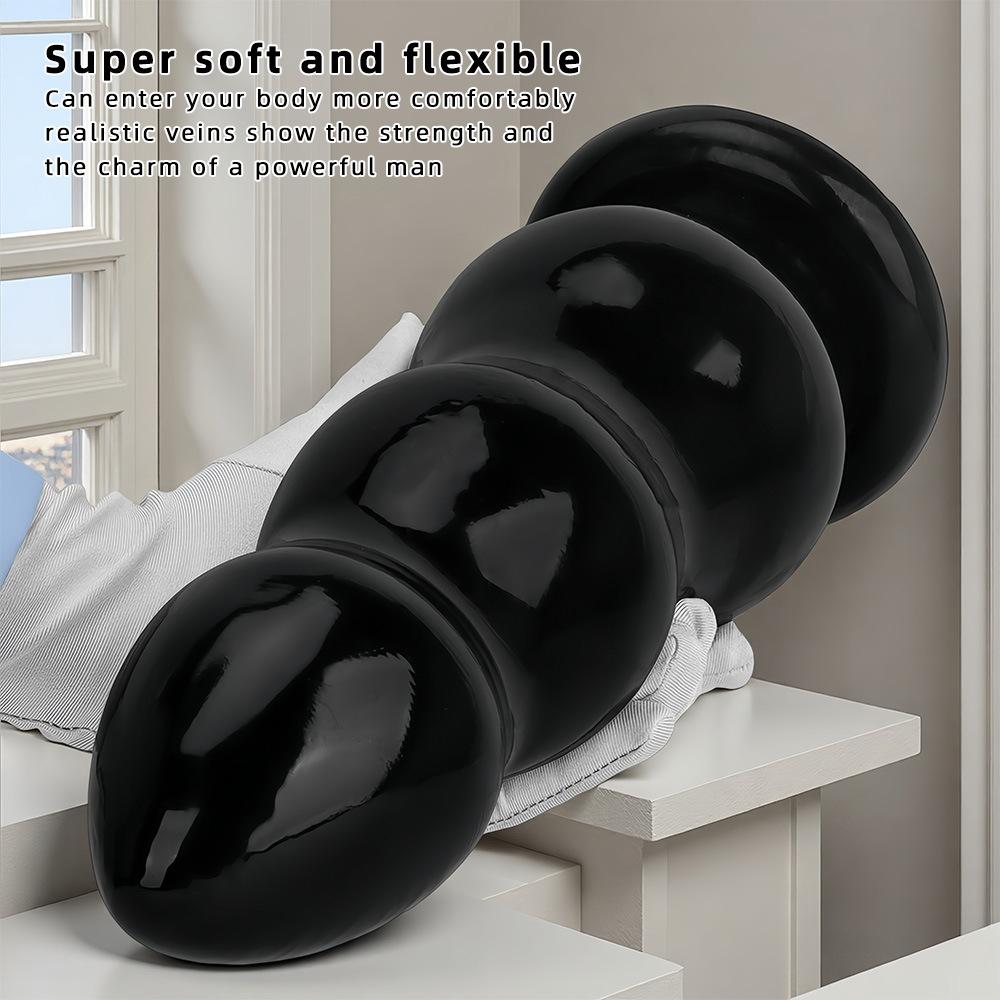 11cm Giant Anal Plug Adult Sex Toy Large Size Silicone Anal Plug for Men Women