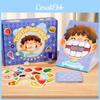 Jeu de Puzzle Gardien des Dents Pour Enfants Éducatif Développement de la Motricité Fine