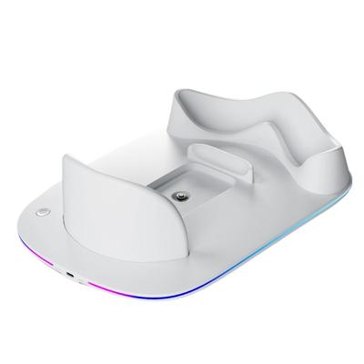 Charging Dock for Apple Vision Pro, Multi-functional Fast Charging Base with Wireless Magnetic Attraction and RGB Lights