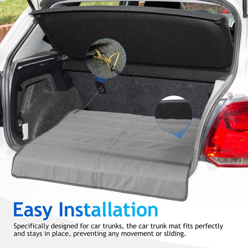 POPETPOP Bumper Rear Bumper Trunk for Yaris and Prius Guard, Protector, Mat, Foldable, Scratch-Resistant, Universal, Stain-Resistant, Outdoor/Camping,