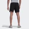Adidas Solid Color Drawstring Breathable Training Shorts Men Bottoms Black HE3013