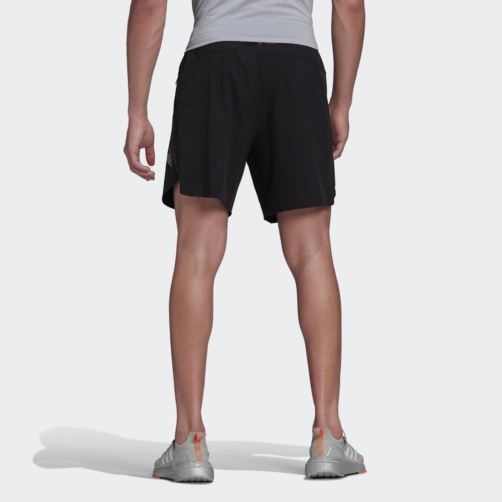 Adidas Solid Color Drawstring Breathable Training Shorts Men Bottoms Black HE3013