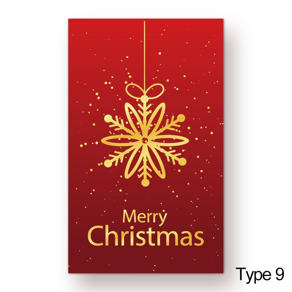 Insert Santa Claus Snowman Greeting Postcard Merry Christmas Card Message Note Cards Happy New Year
