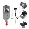 1 Set Woodworking Hinge Hole Locator 35MM Aluminum Alloy Hinge Puncher Wood Locator Hinge Boring Jig Drilling Guide Locator