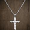 Women's Cubic Cross Mini Chain Necklace Bling