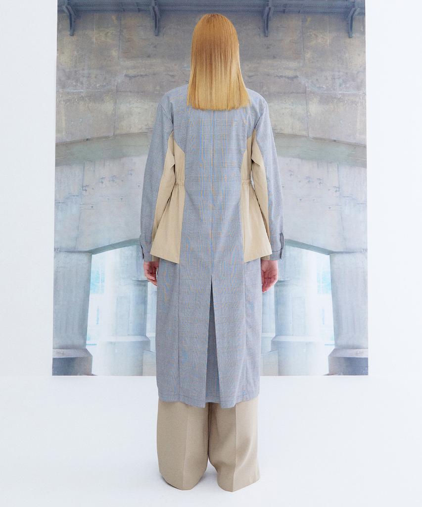 The Studio K String Shirt Dress_Beige