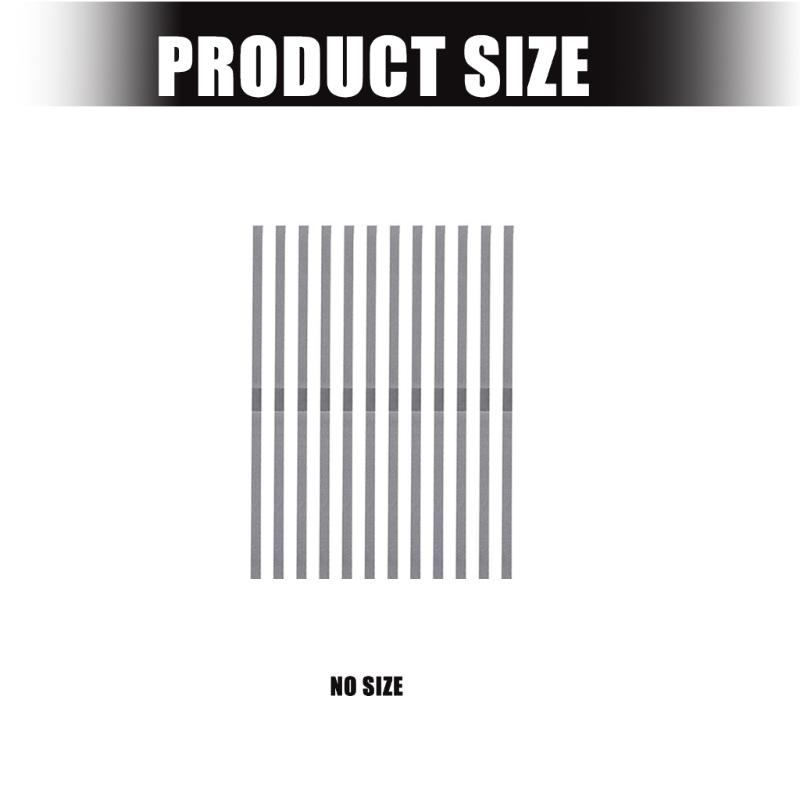 12Pcs Professional Dental Interproximal Strips Stainless Steel 4mm Polishing Kit Denture Orthodontic Maintenance