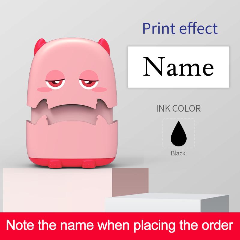 

Personalized Kids Name Stamp - Custom Waterproof Name Seal with 8 Ink Colors, Durable School Essentials & Educational Gift Ideas