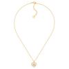 Solid Color Design Mother Of Pearl Necklace Women Necklace Gold N3503WOMVE_D301