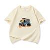 Kids Cotton T Shirt Cute Colorful Offroad SUV Print Crew Neck Short Sleeve Tee Casual Boys Girls Summer Tops