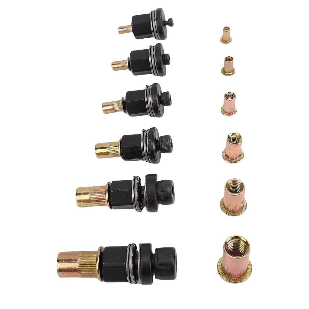 Manuelles Elektrisches Nietwerkzeug-Set M10 M8 M6 M5 M4 M3 Nietwerkzeug-Adapter und Muttern für Möbel Industriellen Einsatz
