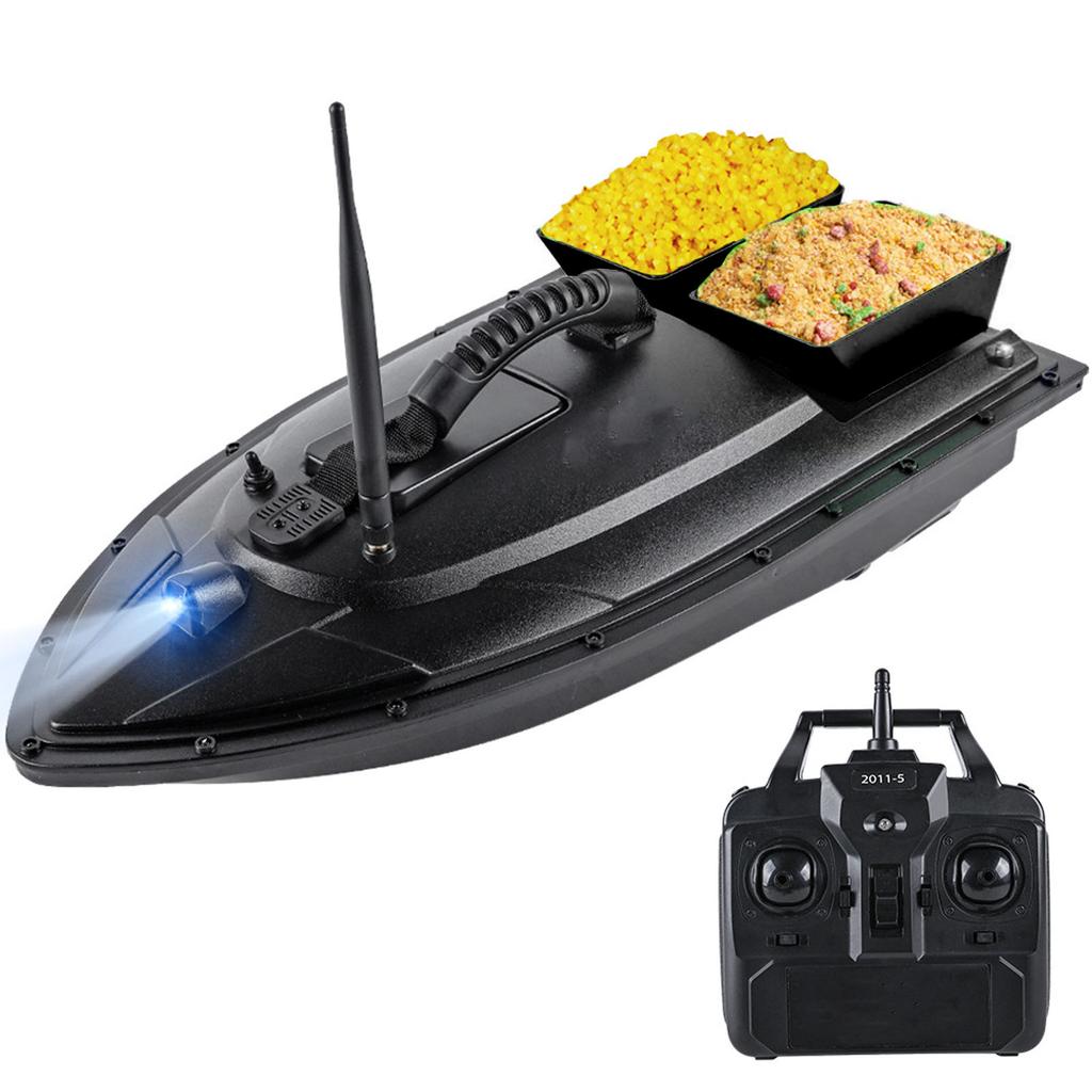 RC Bait Boat 500M Distance Electric Remote Control Fishing Boat with 1.5kg Loading Baiting Bins Double Motor