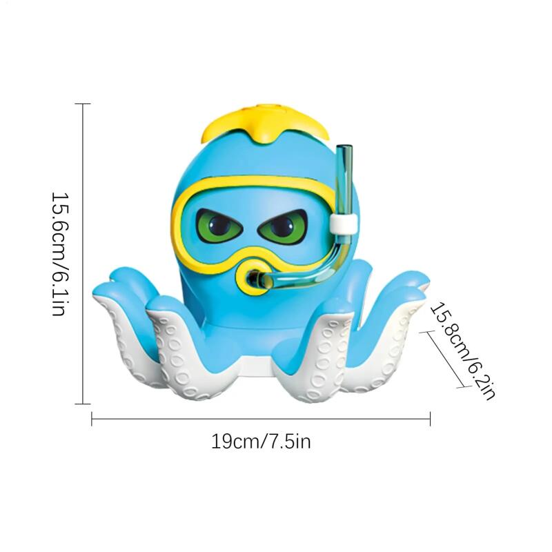 Octopus Water Sprinkler Kids Toys Squid Outdoor Water Splashing Spray For Boys Girls Pool Party Garden Beach Park Fancy Game