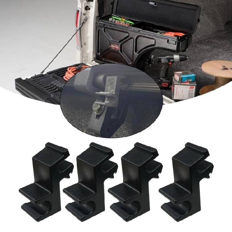 High Strength 4Pcs Truck Bed Cover Clips Crafted From Rust Resistant Material Perfect For Outdoor Activities & Transport