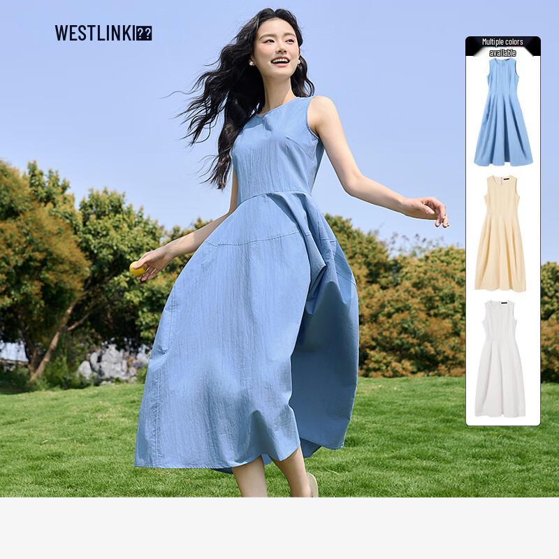 

Westlink Elegant Sleeveless A-Line Midi Dress XL