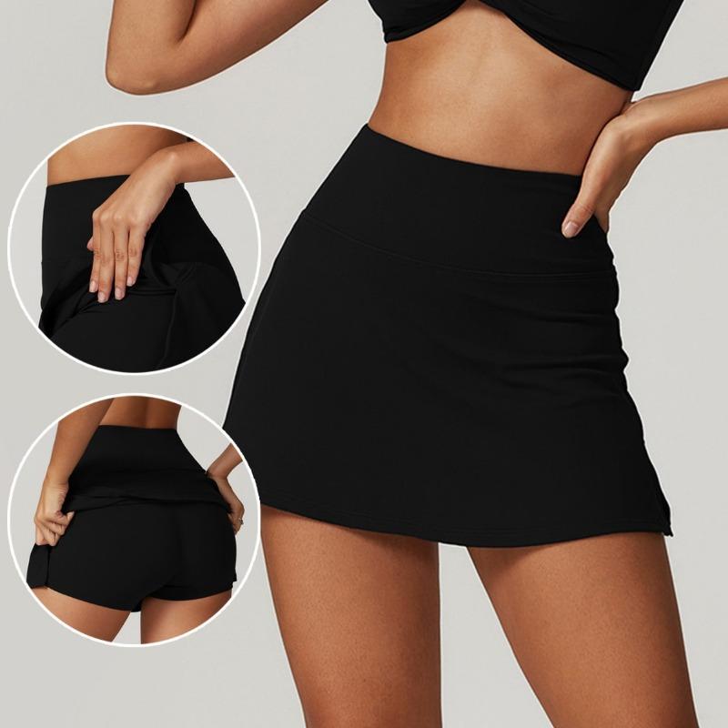 New Sports with Shorts Moisture Wicking Yoga Fitness Thin Tennis Skirt Women