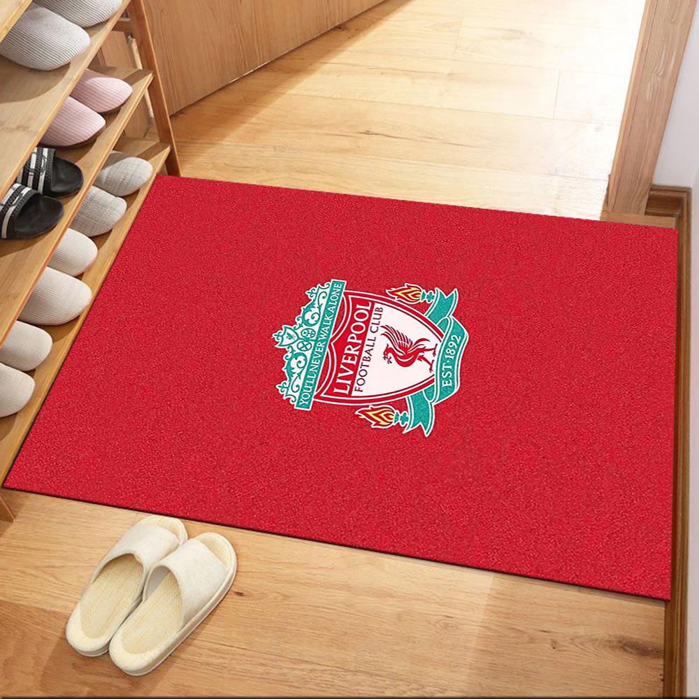 Liverpool Football Club Floor Rug Office Rug Design For Dormitory Hallway Outdoor Game Room Antislip Rug Office Home Decor