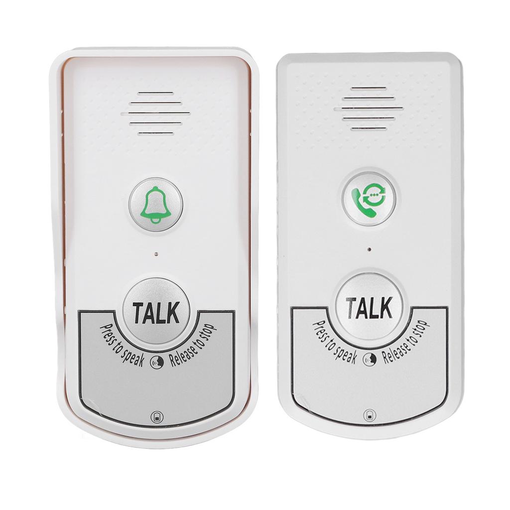 Intercom Doorbell 2 Way 1 V 1 Wireless Waterproof Electronic Doorbell with Light Indicator