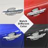 4pcs/set Bling Car Protective Strip Stickers Universal Car Handle Crystal Decal  Driving Safety