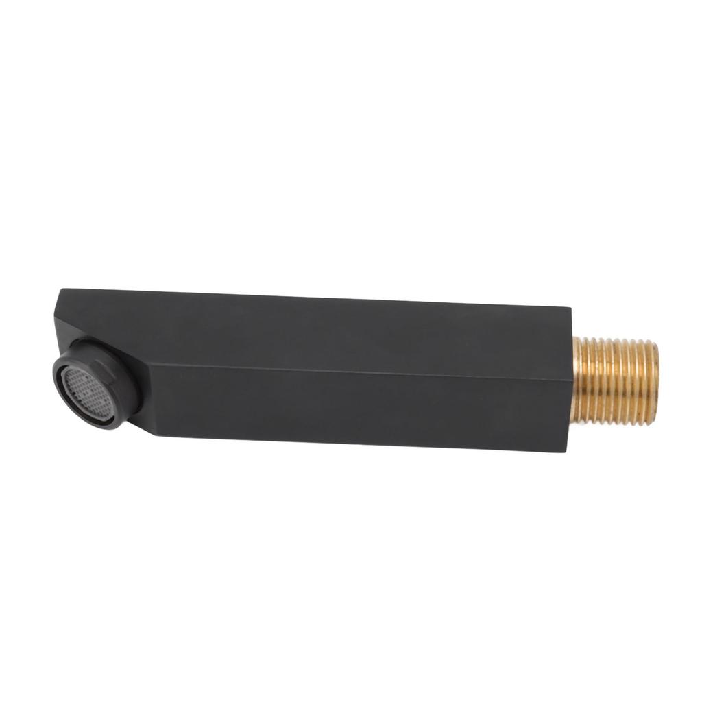G1/2 Copper Bathtub Faucet Concealed Seamless Bathroom Tub Spout for Bathroom Black