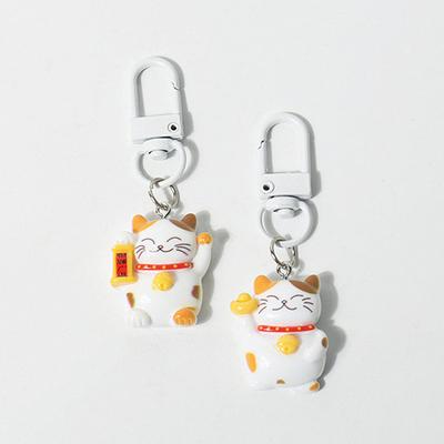 Roztomilý Lucky Cat Keychain Batoh Přívěsek Závěsy Ornamenty Příslušenství Dárky