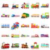50pcs Cartoon Train Stickers: Childlike, Creative & Waterproof Decoration for Helmets, Stationery, and Computers.