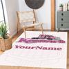 Kw Heavy Trucks Customize Your Name Area Rug Perfect for Study room Hallway Kitchen Game Room Antislip Carpet Anime Office Decor Wedding Party Gift