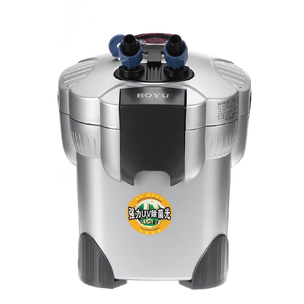 16W Aquariumfilter Reiniger Sterilisator Lampe Licht Fischbecken Wasserpumpe Biochemischer Schwamm Bio-Schwamm Externer Behälter