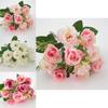 Elegant Silk Rose Artificial Flower For Home Decor And Wedding Arrangements