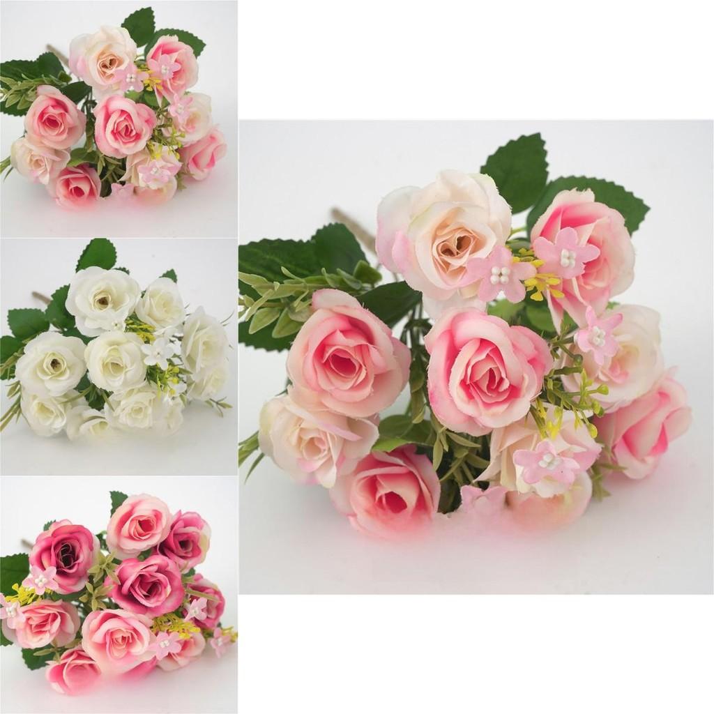 Elegant Silk Rose Artificial Flower For Home Decor And Wedding Arrangements