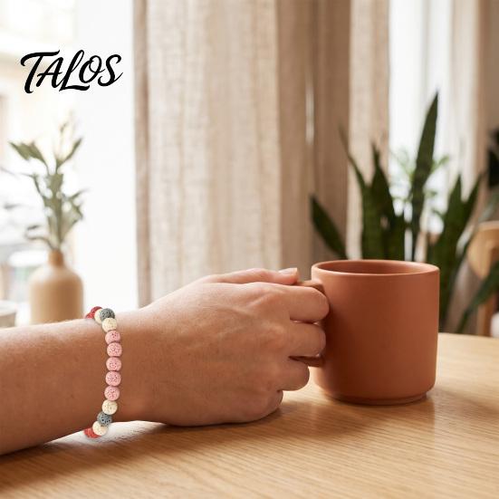 Colorful Synthetic Stone Beaded Bracelet Obsidian for Men Women, Rock Beads Simple Versatile Daily Accessory Stackable Stretch Bracelet, Aromatherapy