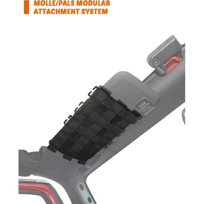 Savadicar Tactical Sun Visor Organizer Front Visor Storage Cover for 2007-2023 Jeep Wrangler JK JL & Gladiator JT, Interior Storage Accessories,