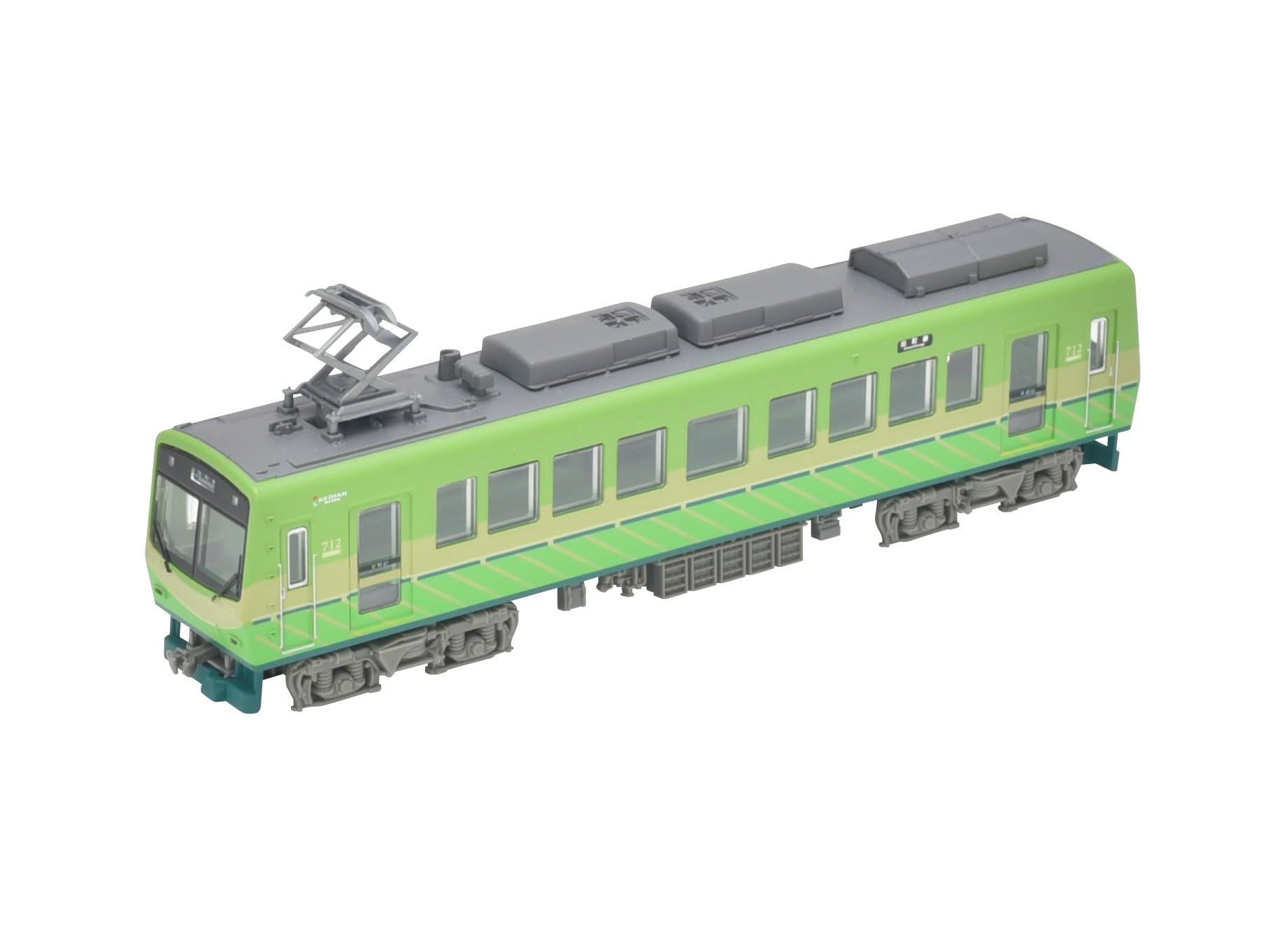 

Коллекция железных дорог Tetsuro Eizan Railway Серия 700 Обновленный вагон 712 Зеленый Диорамные принадлежности № зелёный