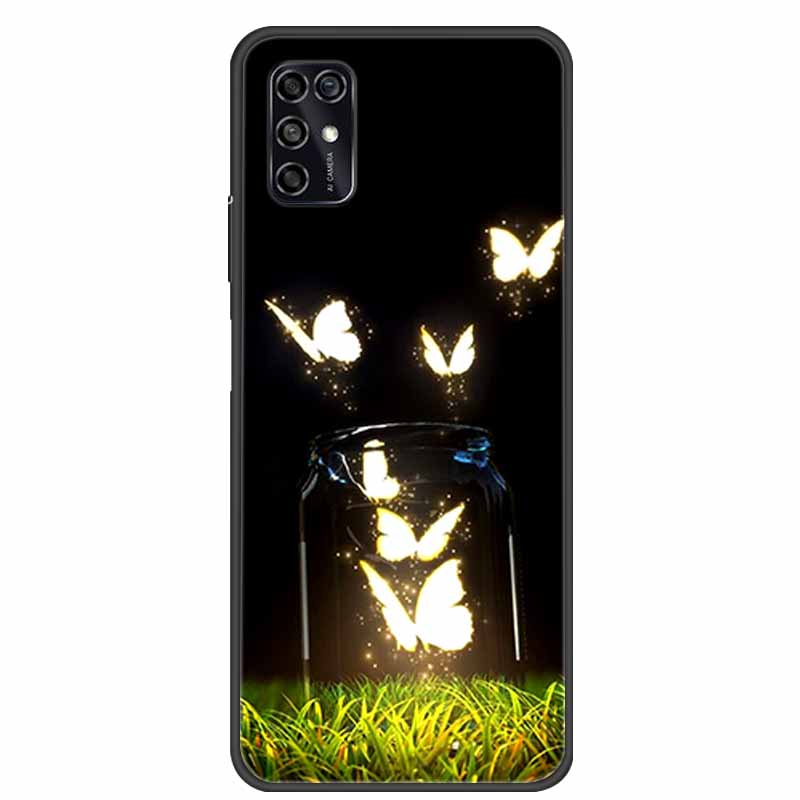 For ZTE Blade V2020 Smart Case Black Bumper Silicon TPU Soft Phone Cover Case For ZTE Blade V20 Smart 8010 Funda Cartoon Coque