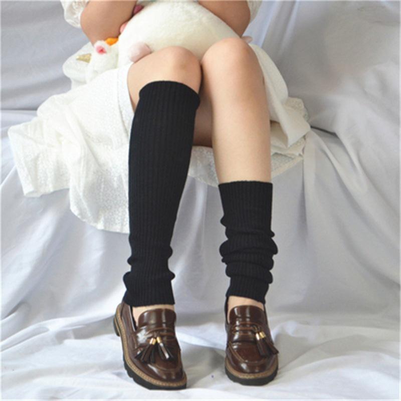 JK Women's Multi-Color Knitted Wool Leg Warmers for Autumn and Winter