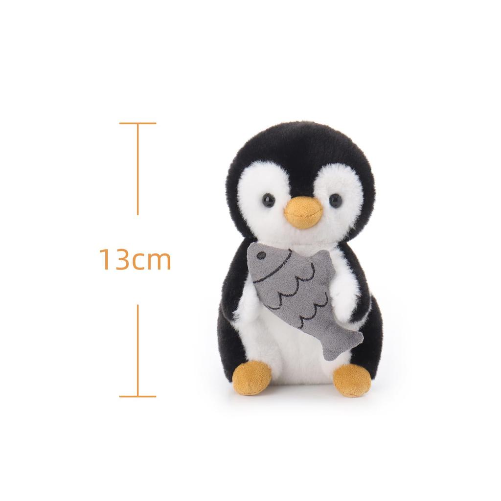 Apricot Lamb Hardworking Penguin Plush Toy for Kids, Soft and Cute Fluffy Hardworking Penguin for Girls and Boys, 13cm